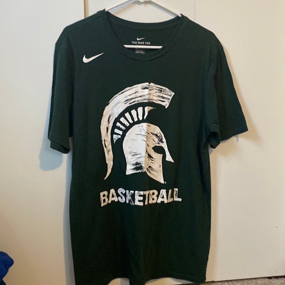 MSU basketball t-shirt, NIKE BRAND, cotton, BRAND NEW, size medium